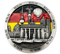 United1871 Aimant en métal Berlin | Souvenir typique de la capitale | Aimant de réfrigérateur | Conçu en Allemagne