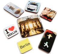 United1871 Berlin Souvenirs Lot de 7 aimants pour réfrigérateur avec motifs Berlin comme souvenir de Berlin, adaptés au bon de voyage à Berlin