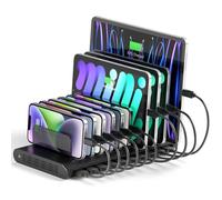 Unitek 120W Station de Charge USB C 10 Ports avec QC3.0 et SmartIC Tech