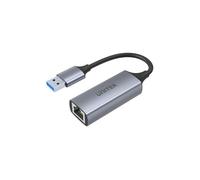 Unitek Adaptateur USB vers Gigabit Ethernet, USB A vers RJ45 Ethernet LAN 10/100/1000 Mbps, USB 3.0, 5 Gbps, Aluminium, Câble de 12 cm, Adaptateur réseau pour Win, Mac, Linux, Plug & Play