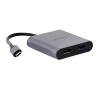 Unitek Adapter Usb-C - 2X Hdmi 4K Mst (M/F)