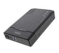 UNITEK Boîtier disque dur externe Y-3035 2,5"/3,5" HDD/SSD SATA I/II/III USB 3.0 Sans outil Noir