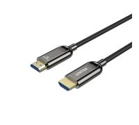UNITEK C11085GY01-40M : Câble HDMI 2.1 40m, Type A (Standard) Mâle-Mâle, Contacts Or, 48 Gbit/s, ARC, HDR10, 7680x4320, AWG30, Diamètre 4.6mm
