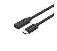 UNITEK C14086BK-1.5M : Câble USB C vers USB C 3.2 Gen 2 (3.1 Gen 2) 1.5m Noir - Transfert 10 Gbit/s - 20V/5A