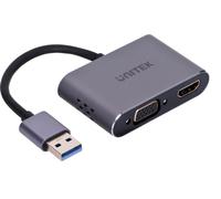 Unitek câble adaptateur V1304A USB-A - HDMI, VGA, fullHD