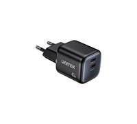 UNITEK Chargeur secteur double USB type C GaN 3A 45 Watts Nano - Noir
