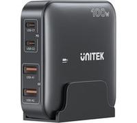 UNITEK Chargeur secteur gan 2x usb type c et 2x usb type a 100 watts - noir NOIR