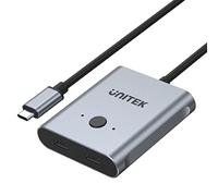 Unitek Two-way Signal Switch Usb-c 2 In 1 Out 4k