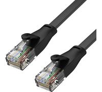 UNITEK Cordon de raccordement C1811GBK Cat.6 plat, UTP, RJ45, 3m