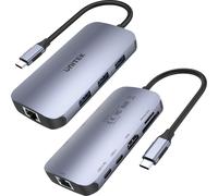 UNITEK D1071A Hub d'interface USB 3.0 SuperSpeed 5 Gb/s argent (D1071A)
