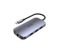 Unitek D1071a Interface Hub Usb 3.0 Superspeed 5 Gb/s Silver