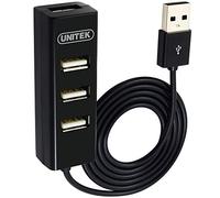 Unitek Hub 4X USB 2.0. Mini, Black, Y-2140