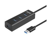 UNITEK Y-3089 hub & concentrateur USB 3.2 Gen 1 (3.1 Gen 1) Type-A 5000 Mbit/s Noir