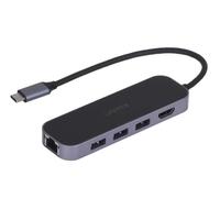 Unitek Hub Usb-C 3.1,Rj-45,3Xusb-A,Hdmi,4K,Pd100W