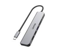 Hub USB Unitek Hub Usb Type C 3.2 Gen1 3 Ports Usb Hdmi 4k30 Rj45 Pd 100w & Lecteur De Cartes Mémoires
