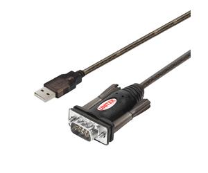 Unitek International UNITEK Y-105 - Noir - 1,5 m - USB Type-A - DB-9 - Mâle - Mâle
