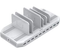 Unitek Ladestation 10X Usb 2.4A 60W Weiss (Y-2190D01-Eu)