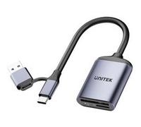 UNITEK Lecteur de cartes mémoires sd 4.0 / micro sd 4.0 - usb-c / usb-a G