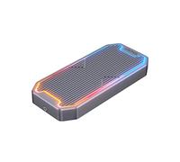 UNITEK M.2 Boîtier de Disque SSD NVMe/SATA 10 Gbps RGB | USB-C | Longueur du câble 30 cm | Boîtier en Alliage d'aluminium | Prise en Charge USB 3.2 Gen2 10 Gbps SuperSpeed