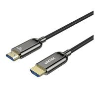 UNITEK Câble HDMI 2.1 10m Type A Mâle-Mâle, Contacts Or, 48 Gbit/s, 3D, HDR10, ARC, HDCP 2.3, Résolution 7680x4320, 144Hz, AWG30, Noir