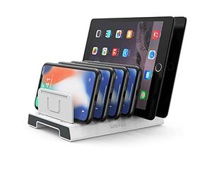 Unitek Support Multi-appareils Réglable,Un Léger Support Bien Stable,Adaptable,Fonctionnel et Pratique pour Rechargement et Rangement,il Peut Garder Tous Vos Appareils en Ordre-sans Port de Charge