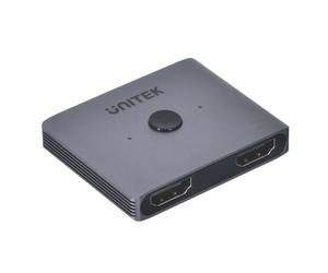 Unitek Two-way Signal Switch Hdmi 2.1 2 In 1 Out 8k