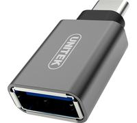UNITEK Y-A025CGY Câble d'interface/adaptateur familial USB Type-C USB Type-A métallique