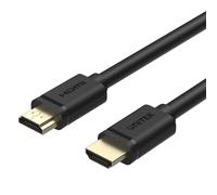 UNITEK Y-C139M Câble HDMI 2.0 3m, Type A (Standard) Mâle-Mâle, Contacts Or, Compatibilité 3D, Résolution 3840x2160 60Hz, Noir
