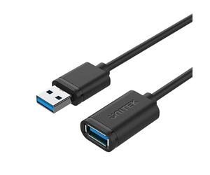 UNITEK Y-C459GBK - Câble d'extension USB 3.0 A mâle vers USB A femelle 2 mètres, Noir