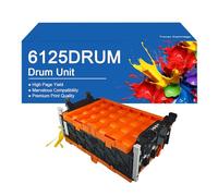 Unités de Tambour de Remplacement 676K05360 pour imprimantes Xerox Phaser 6125, 6128MFP, 6130, 6140N et 6500DN, Haute capacité (30 000 Pages).,676K05360-1Set