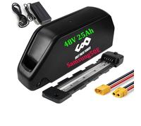 UnitPackPower 48V 25Ah Batterie de vélo électrique pour 750W 1000W 1500W Bafang et Autres Kit de Conversion Ebike(Samsung50E/Cell)