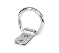 UNITRAILER Anneau d'Arrimage de Sol 40 mm pour Fixation de Sangle, Crochet de Remorque Légère et Porte-Bateau, Équivalent Winterhoff ZBF-50-1 en Acier Galvanisé