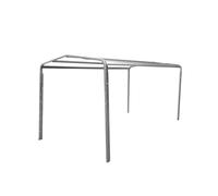 UNITRAILER Arceau de Bâche H-800 pour Remorque Garden Trailer 200, Armature de Hauteur 80 cm en Acier Galvanisé pour Châssis 200x106 cm, Structure Stable avec Vis de Montage Incluses