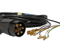 UNITRAILER Câblage pour remorque à 7 Broches sans baïonnettes avec Un Fil de 0,75 mm de diamètre et Une Longueur de 7 m