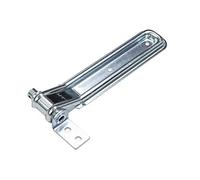 UNITRAILER Charnière de Ridelle 274 mm avec Support pour Remorque de Voiture, Kit en Acier Galvanisé avec Poignée et Orifice de Fixation de 17 mm