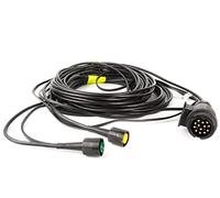 UNITRAILER Faisceau électrique MANTES remorque, 7 m, Prise 13 Broches, 2X baïonnettes 5 Broches