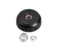 UNITRAILER Frein Tambour Knott 200x50 4x100 - Tambour de Frein pour Remorque avec Roulement Compact, Écrou et Cache-Moyeu Inclus - Pièce d’Origine Knott