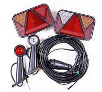 UNITRAILER FRISTOM Kit déclairage FT-270 LED et HORPOL HOR 69 LED faisceau Mantes 5,5m prise 13 broches 12V set de feux arrière complet signalisation pour remorque plateau et utilitaire