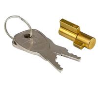 UNITRAILER Insert de Verrouillage pour tête d’attelage - Blocage antivol pour attelage remorque - sécurité attelage avec 2 clés - Protection Contre Le vol et Le dételage accidentel