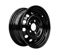 UNITRAILER Jante Acier Noire 13" 4,5Jx13 - Déport ET30 - Cercle de Boulonnage 5x112 - Alésage Central 66,5 mm - Charge 710 kg - Pour Remorques et Dépanneuses