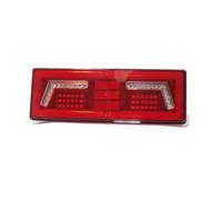 UNITRAILER KAMAR Feu arrière LED L1828 gauche 12-24V câble 0,3m à 6 fonctions stop clignotant recul antibrouillard position réflecteur bloc optique routier très fiable pour remorque utilitaire