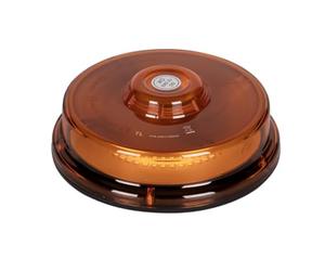 UNITRAILER Kamar Gyrophare LED Orange UFO2 ALR0077 magnétique 12-24V 48 LED 22W câble Spirale 3m Prise Allume Cigare IP67 E9 Balise Clignotante de signalisation durgence pour remorque Engin