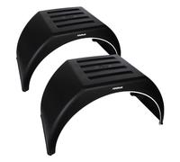 Unitrailer 2 x Garde Boue pour pour Remorque Voiture à Essieu Unique 15 et 16 Pouces en Plastique - Dimensions: 450 mm x 920 mm x 460 mm - Convient aux Roues de 15" et 16"