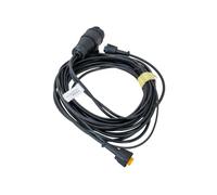 UNITRAILER MANTES Faisceau électrique 4,5m Prise 13 Broches 2 baïonnettes 5 Broches Section 0,5mm2 câble gabarit 4,2m 12V Installation fiche 13 pins très Robuste pour remorque Plateau Auto