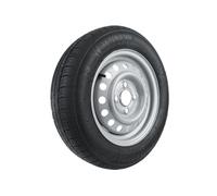 UNITRAILER Roue complète de remorque 13" - Pneu 155/70 R13 74N - Jante acier 4x130 ET20 - Charge max 375kg - Haute stabilité et sécurité de conduite