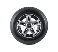 UNITRAILER Roue complète renforcée 10 Pouces pour remorque Lourde et dépanneuse, Pneu LINGLONG 195/55 R10C 98/96N, Jante alu 6Jx10 5x112 ET-4, Charge Max 750 kg