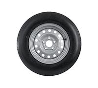 UNITRAILER Roue Renforcée Complète pour Remorque 185 R14 C 104/102 N - Jante 5,5Jx14 avec Entraxe 5x112-14 Pouces pour Remorques Utilitaire et Caravane