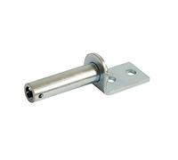 UNITRAILER Support de Charnière de Ridelle 16 mm pour Remorque, Support de Charnière Latérale en Acier Galvanisé BSCHG 10-17-A avec Trous de Montage 8 mm