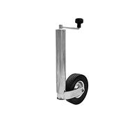 UNITRAILER Winterhoff Roue Jockey St 60-255 SB - Roue de Manœuvre avec Collier Soudé - Tube Ø60 mm Épaisseur 4 mm - Charge 250 kg - pour Remorques et Porte-Voitures