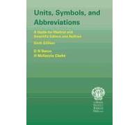 Units, Symbols, And Abbreviations